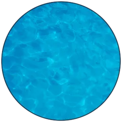 Lounge AZORIA Couleurs Cercle 02 aqua water