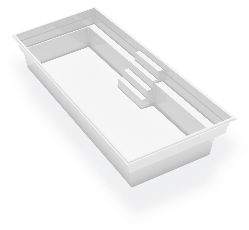 Rectangular DOLPHIN Bayfield 1535 15x35 low