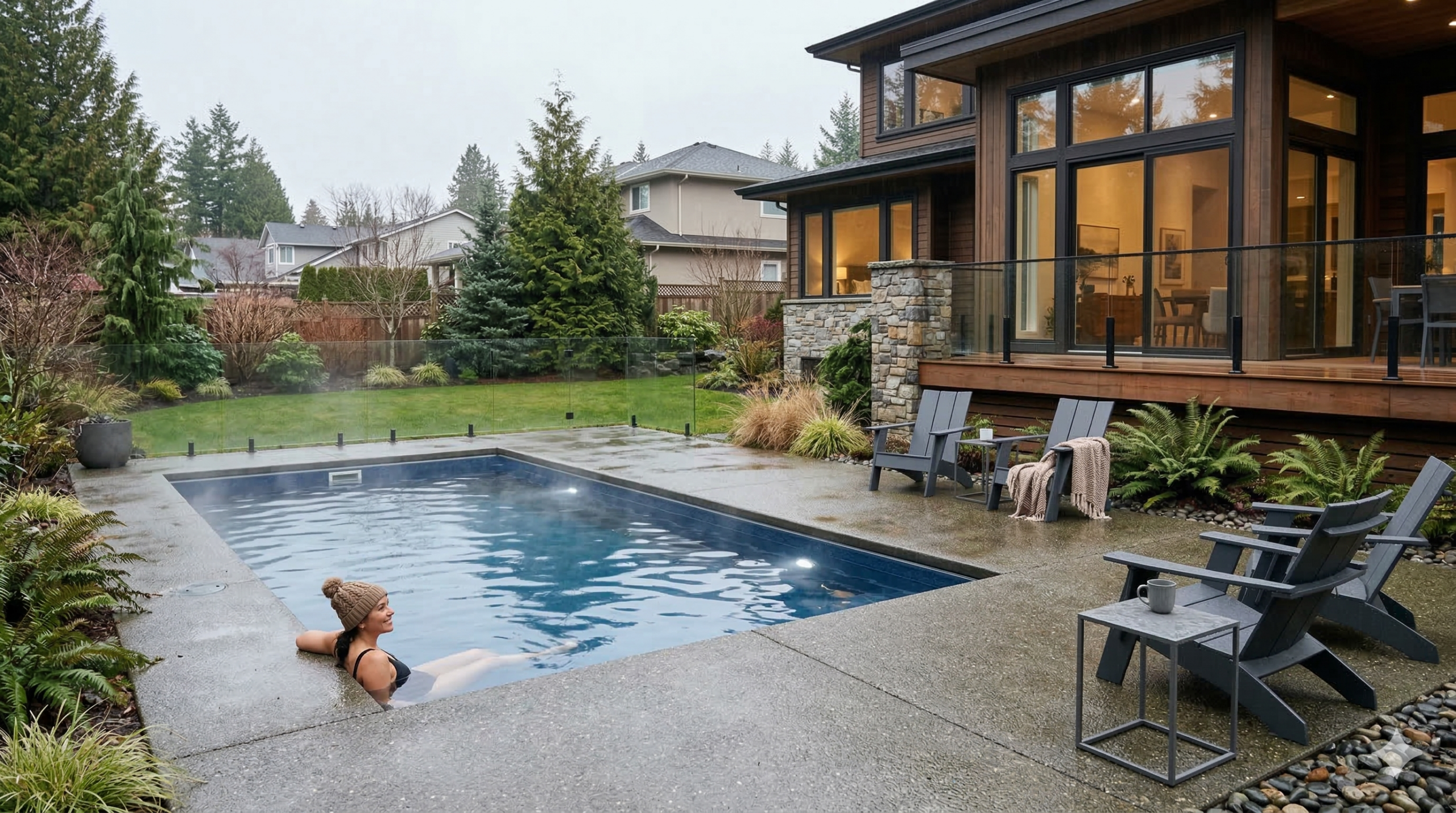 Heated Fiberglass Pools - Aqua Flow Pools